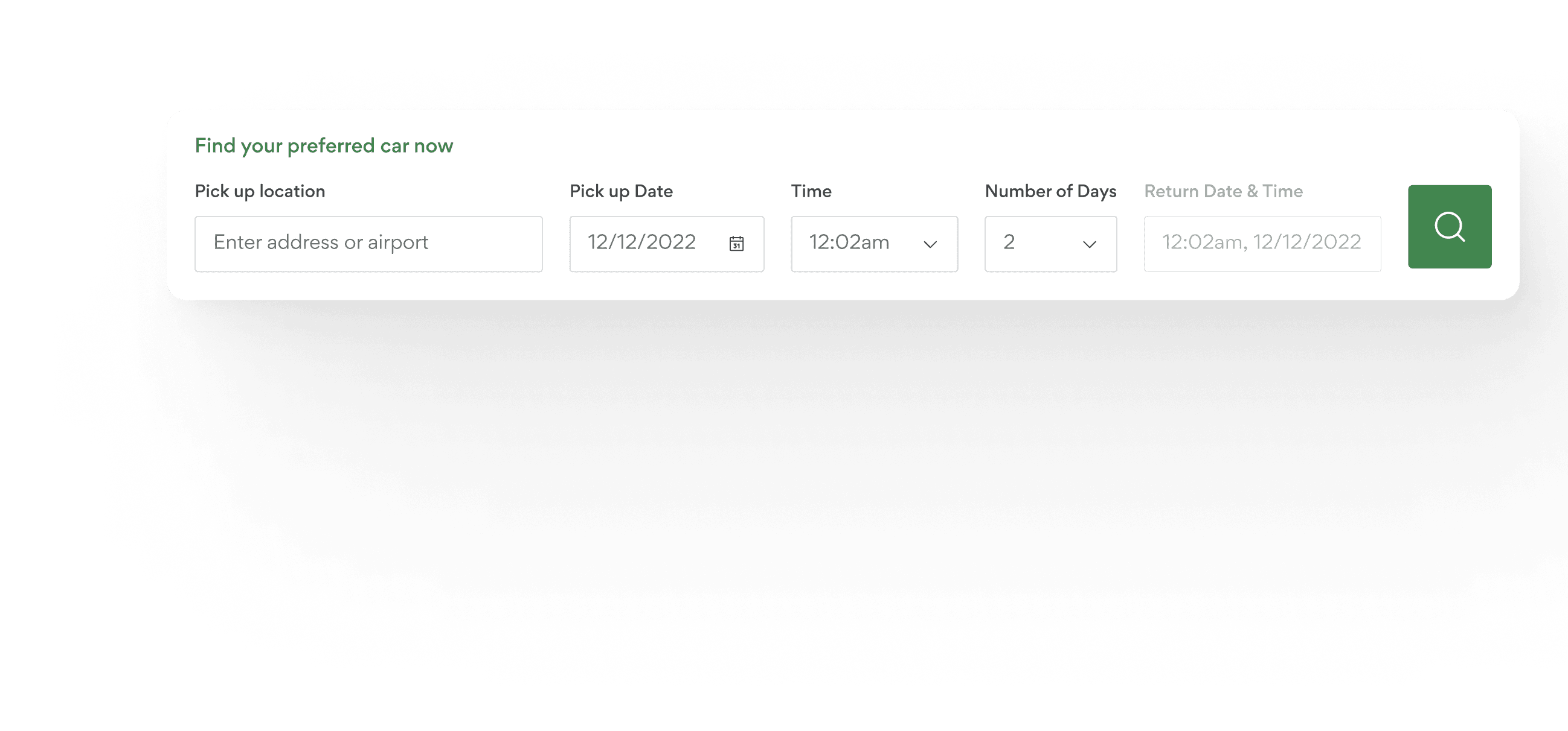 Select preferred dates